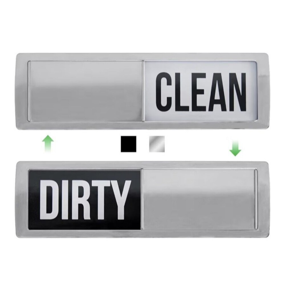 GORILLA GRIP Strong Dishwasher Magnet Clean Dirty Sign, Large Letters Easy Read